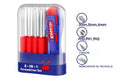 Destornillador 8 en 1 con puntas intercambiables EMTOP ESDRH0902