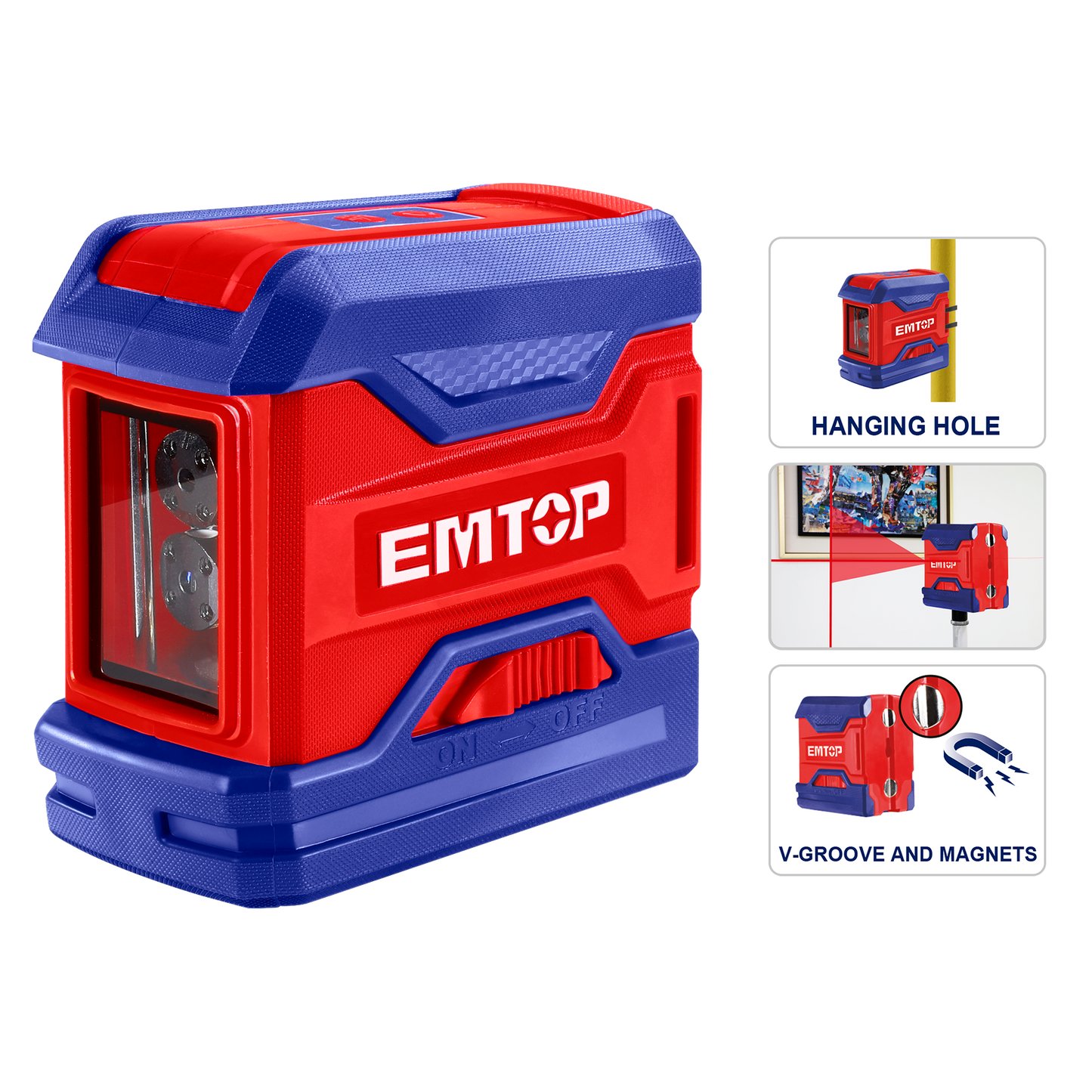 Nivel láser con auto-nivelación Emtop ESLE21501