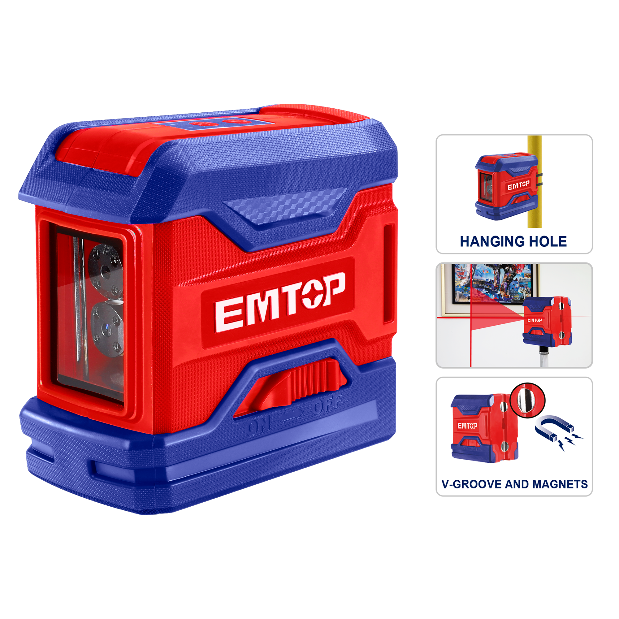 Nivel láser con auto-nivelación Emtop ESLE21501