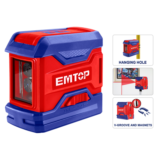 Nivel láser con auto-nivelación Emtop ESLE21501