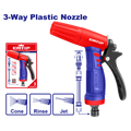 Pistola para riego 3 patrones