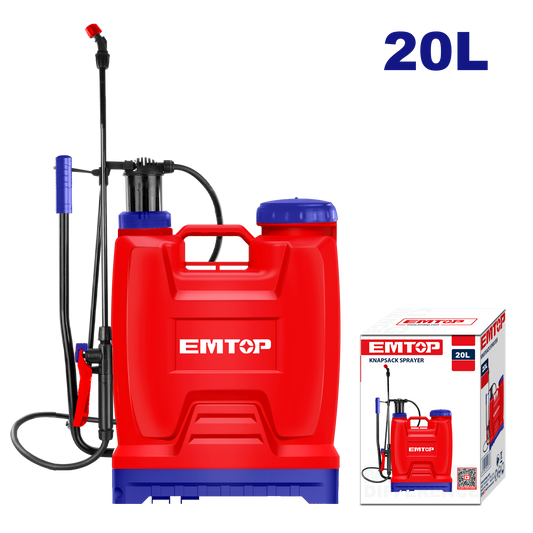 Pulverizador de mochila 20L Emtop ESPP42002