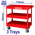 Carro de herramientas con 3 bandejas INDUSTRIAL Emtop ETCS0301