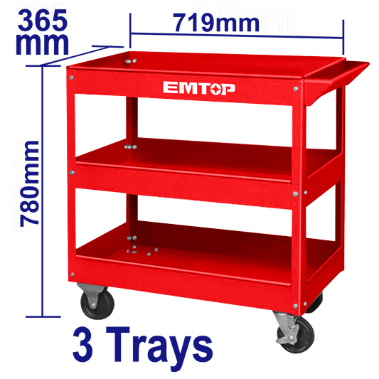 Carro de herramientas con 3 bandejas INDUSTRIAL Emtop ETCS0301