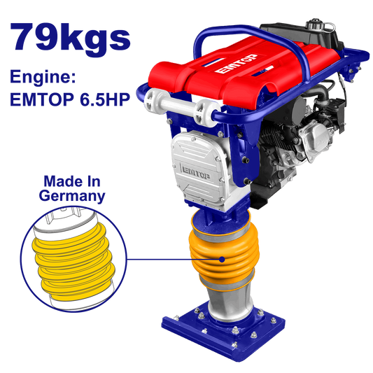 Apisonador tipo canguro gasolina con motor de 6.5HP