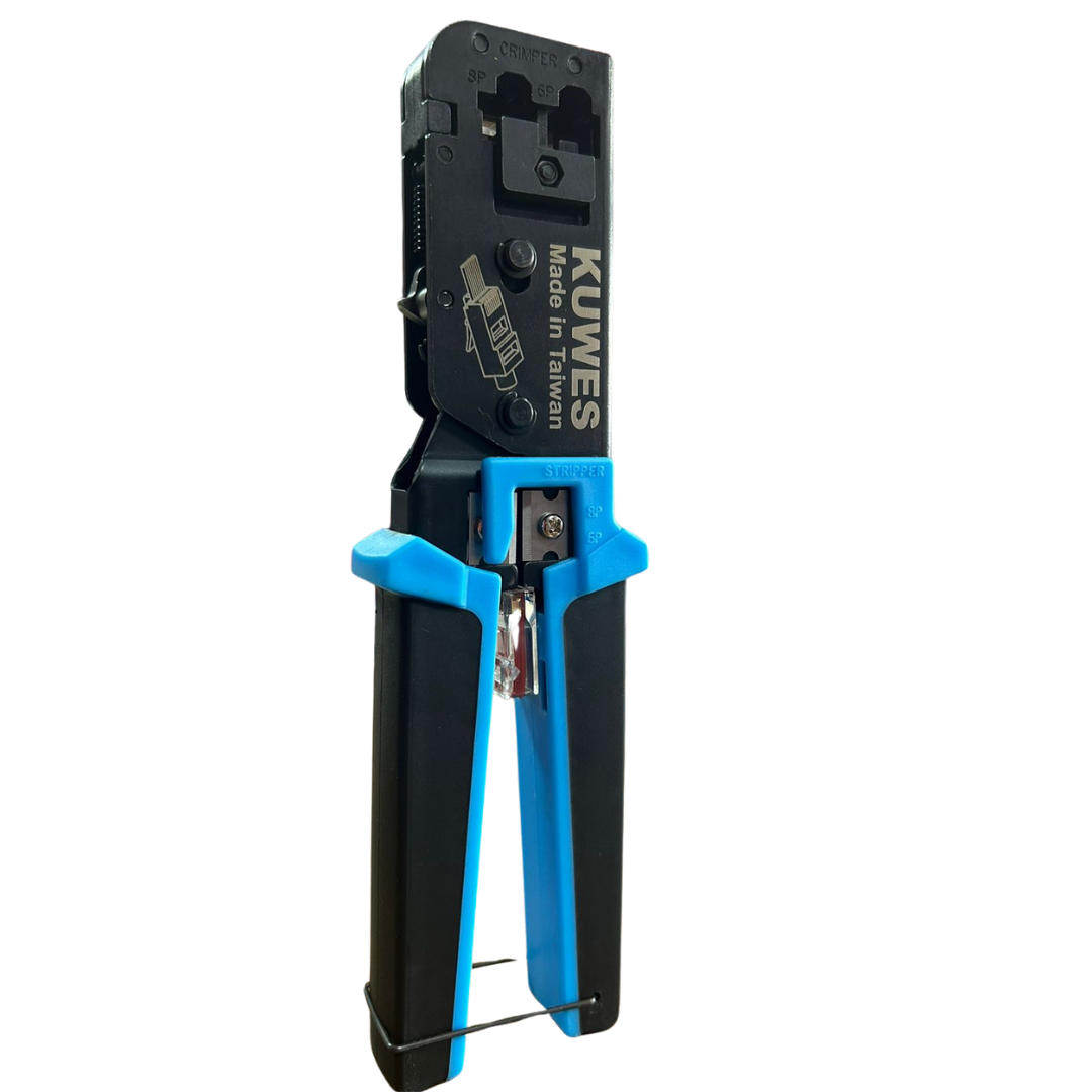 Pinza crimpadora EZ RJ45 y RJ11 RJ12 Kuwes EZ108-TL6Pinza crimpadora EZ RJ45 y RJ11 RJ12 Kuwes EZ108-TL6