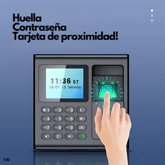 Control de acceso y asistencia de empleados – F30
