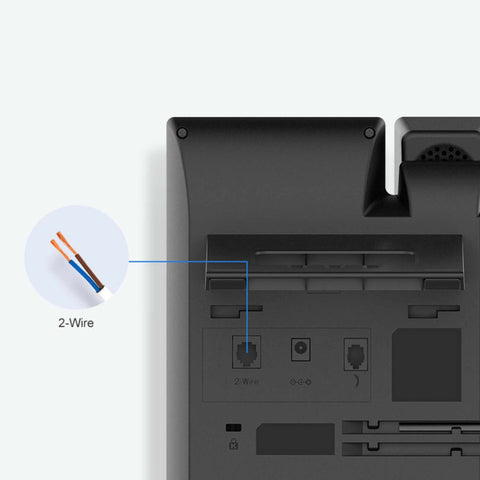 Teléfono IP hotelero a 2 hilos Fanvil H1-2wire