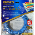 Patch Cord U/FTP CAT6A azul de 10M Kuwes FC6A-10M-BL