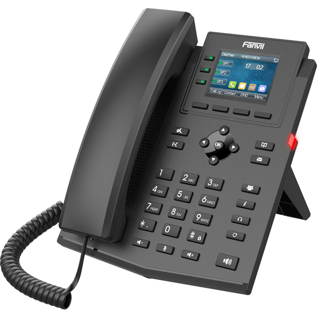 Teléfono IP con Wi-Fi 4 cuentas SIP PoE Fanvil X303W