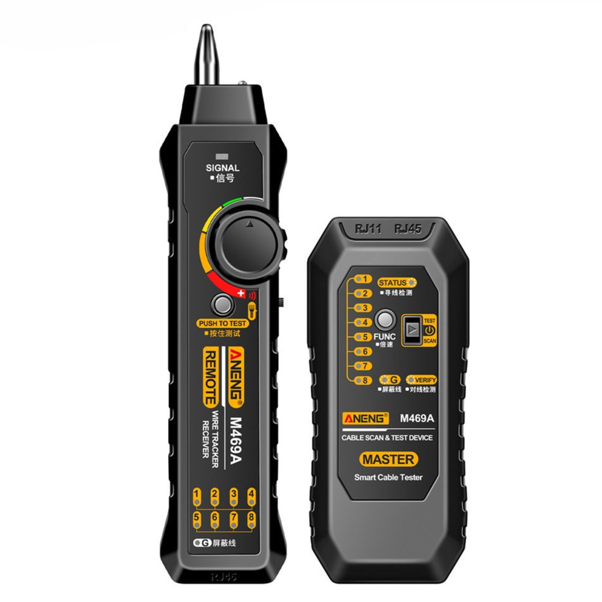 Generador de tono e inductivo y probador de cable M469A