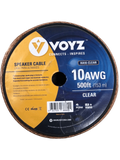 Cable para bocinas 10AWG chaqueta transparente rollo con 500 pies