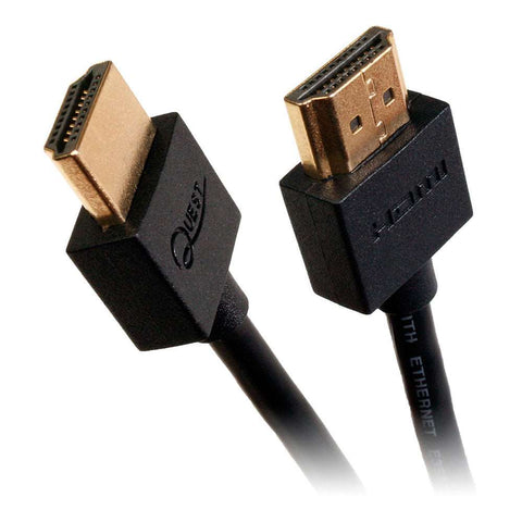 Cable HDMI ultra delgado de 1.5 pies de largo compatible con 4K2K– Quest HDI-2301
