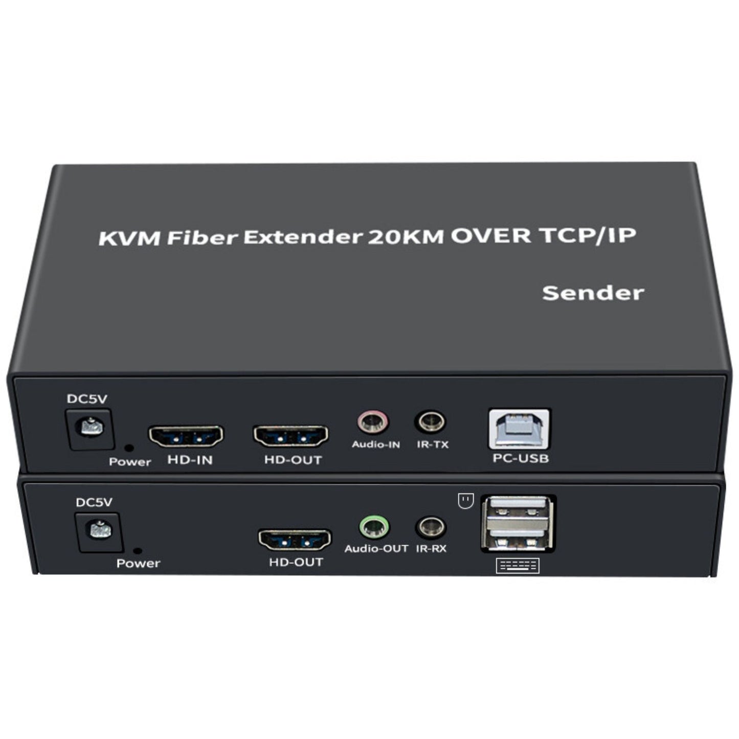 Extensor HDMI sobre fibra óptica hasta 20 kilómetros