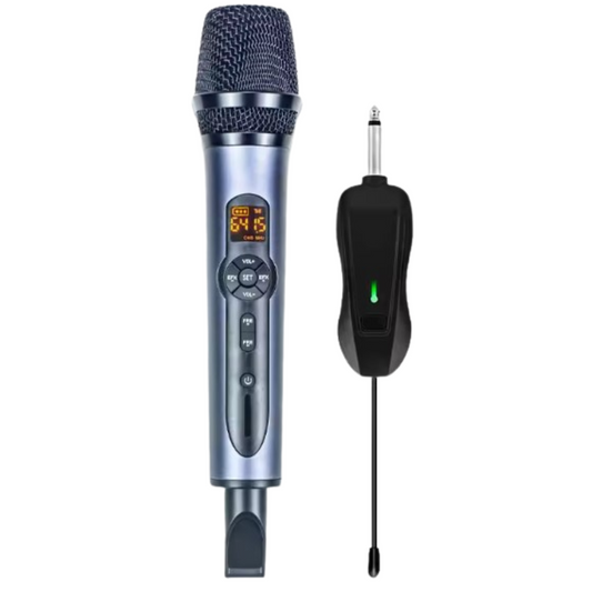 Combo de micrófono inalámbrico con receptor HT-01