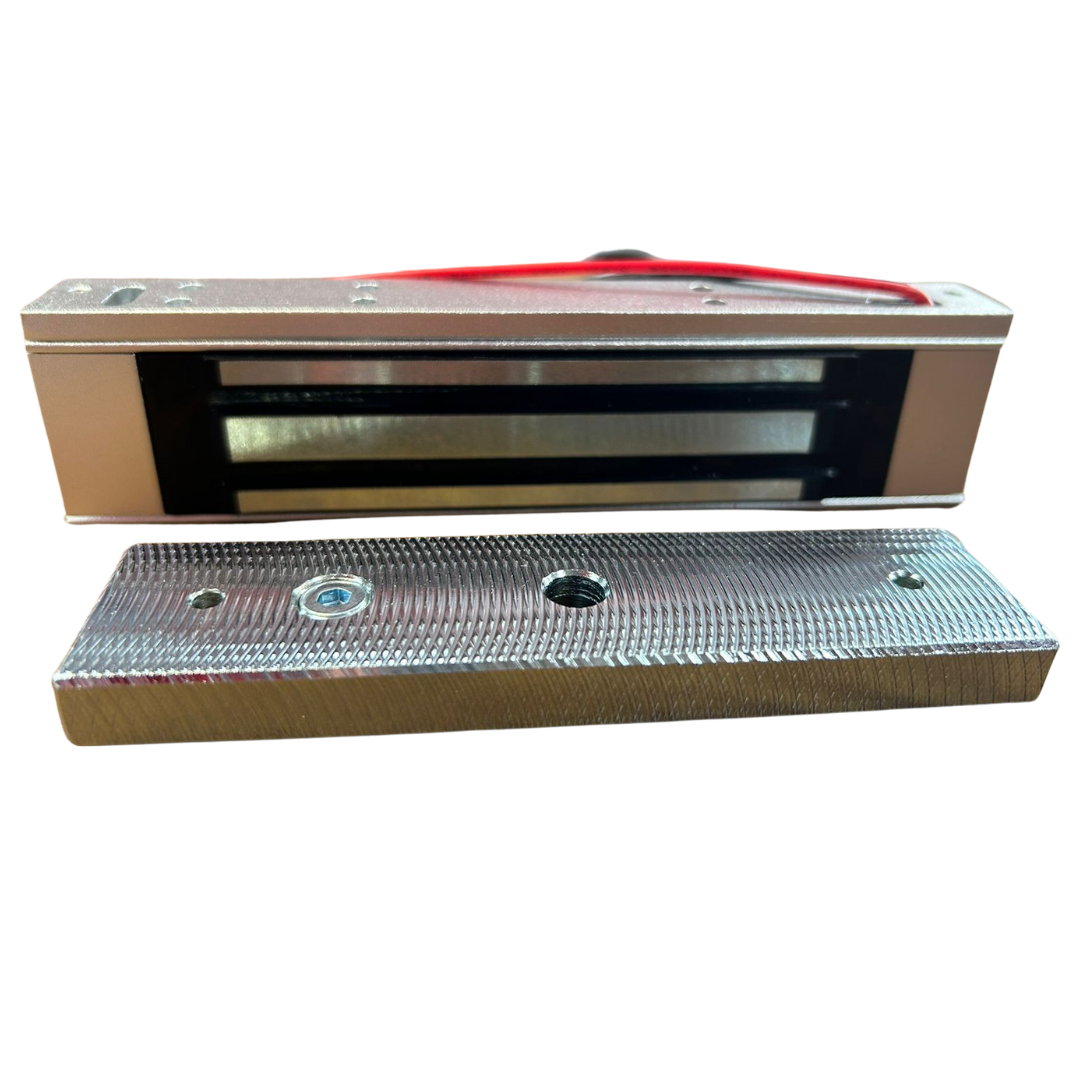 Magnética de 300lbs para puerta de vidrio aluminio madera JS-150