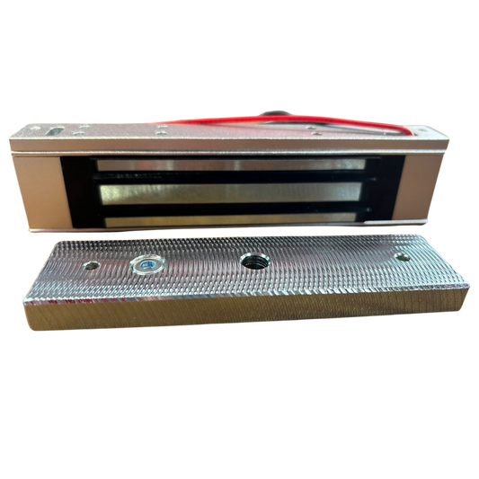 Magnética de 300lbs para puerta de vidrio aluminio madera JS-150