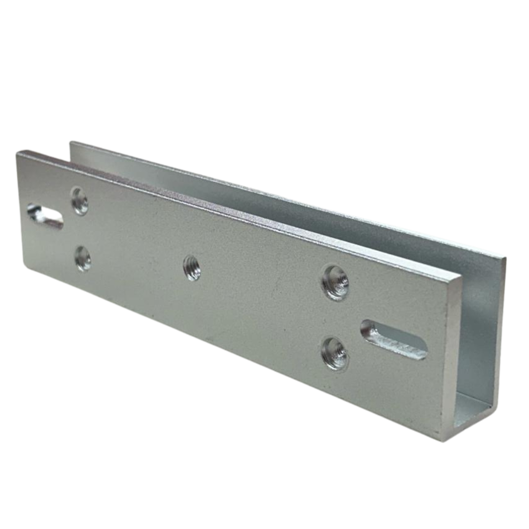 Montaje U para puerta de vidrio uso con magnética JS-260S de 600lbs JS-26U
