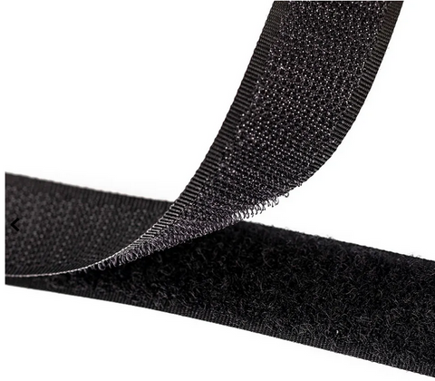 Velcro autoadhesivo negro en rollo de 5M Kuwes KMGT-DS4-2550