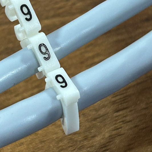 Marcadores multicolores para cable, 100 unidades Kuwes KSGS-3