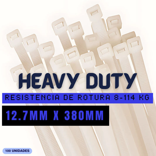 Zuncho “EXTRA HEAVY DUTY” de nylon de 12.7x380mm KUWES KSGT-380XL