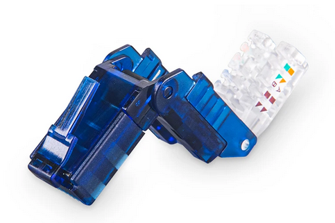 Conector RJ45 CAT6 UTP giratorio y montaje sin herramienta Kuwes KSNT-FPRC6-US