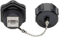 Keystone jack industrial blindado para redes STP CAT6 Kuwes KSNT-H8DS-C6
