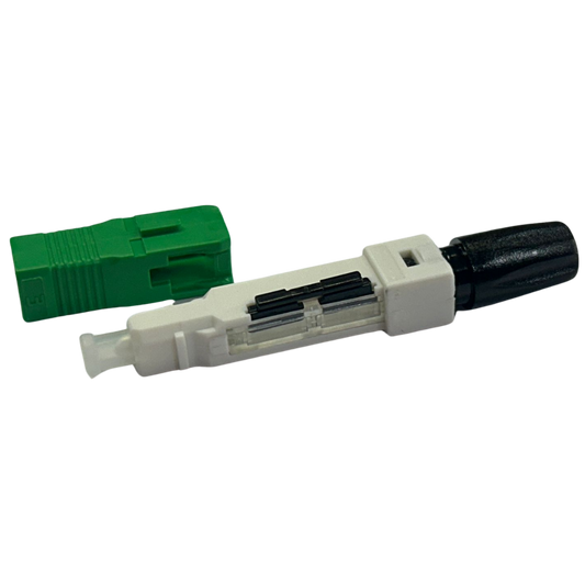 Conector de fibra SC/APC monomodo sin herramienta Kuwes KSQC-SC09-SM-APC