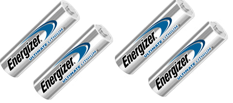 Paquete con 4 baterías de litio en tamaño AA de 1.5V – L91 FR6 Energizer