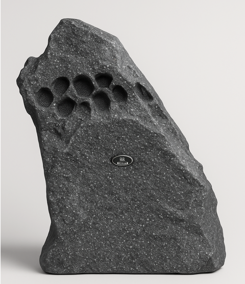 Bocina de jardín diseño de roca, de 20W, lí­nea de 100V, para Sistemas PA, en color gris – LCP-918