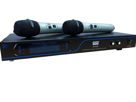 Sistema VHF LHY-510A de micrófonos inalámbricos con receptor