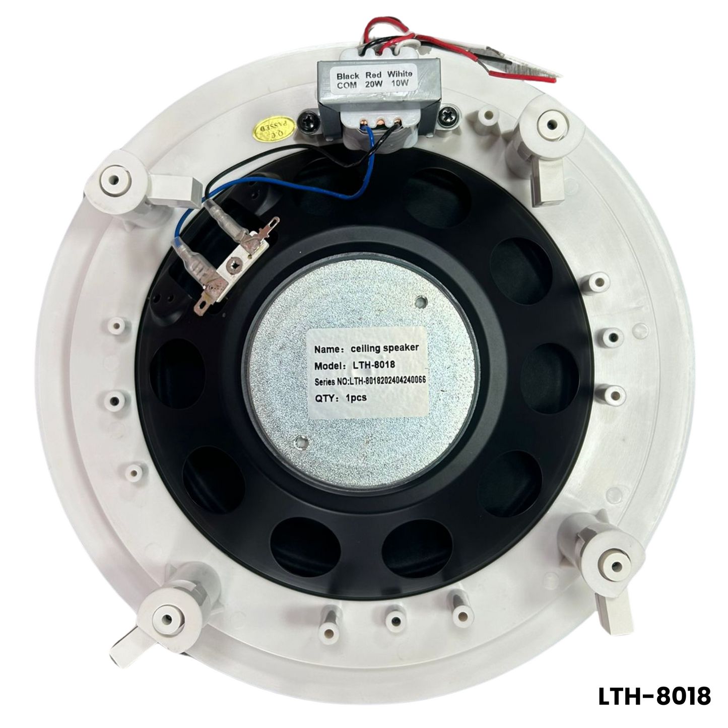 Bocina empotrable de cielo raso 8” 10/20W, línea de 100V – LTH-8018