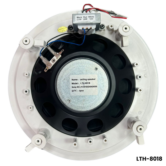 Bocina empotrable de cielo raso 8” 10/20W, línea de 100V – LTH-8018