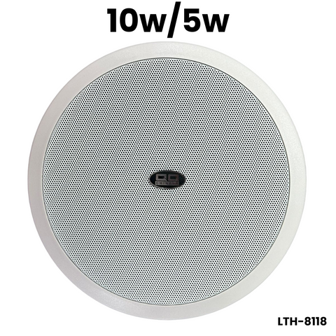 Bocina de cielo raso LTH-8118 de 8”  5/10W 100V 
