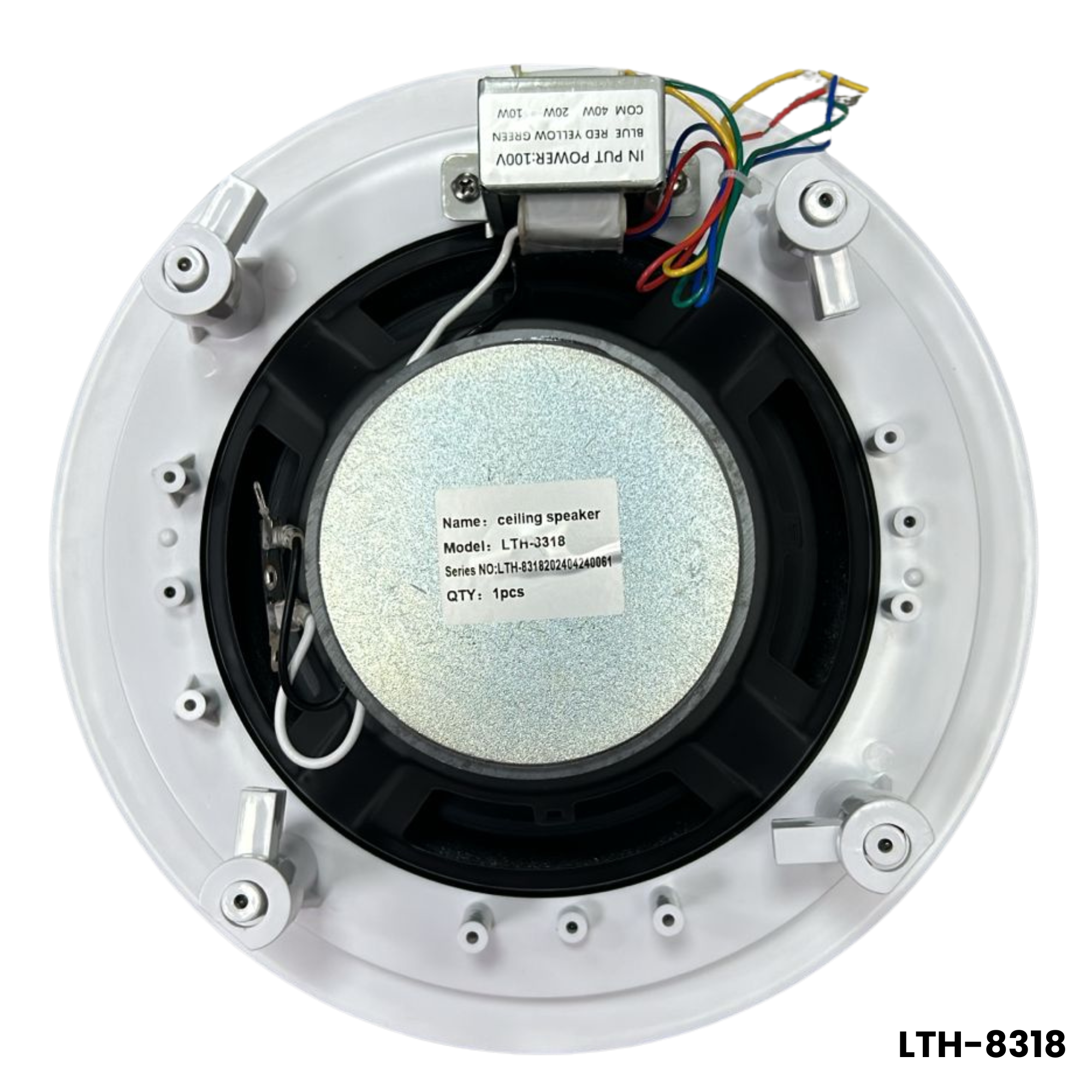 Bocina empotrable de techo LTH-8318 de 10/20/40W 100V