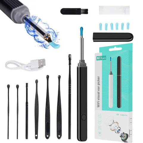 Limpiador de oído NE3 Pro (HD) - Kit completo endoscopio inalámbrico