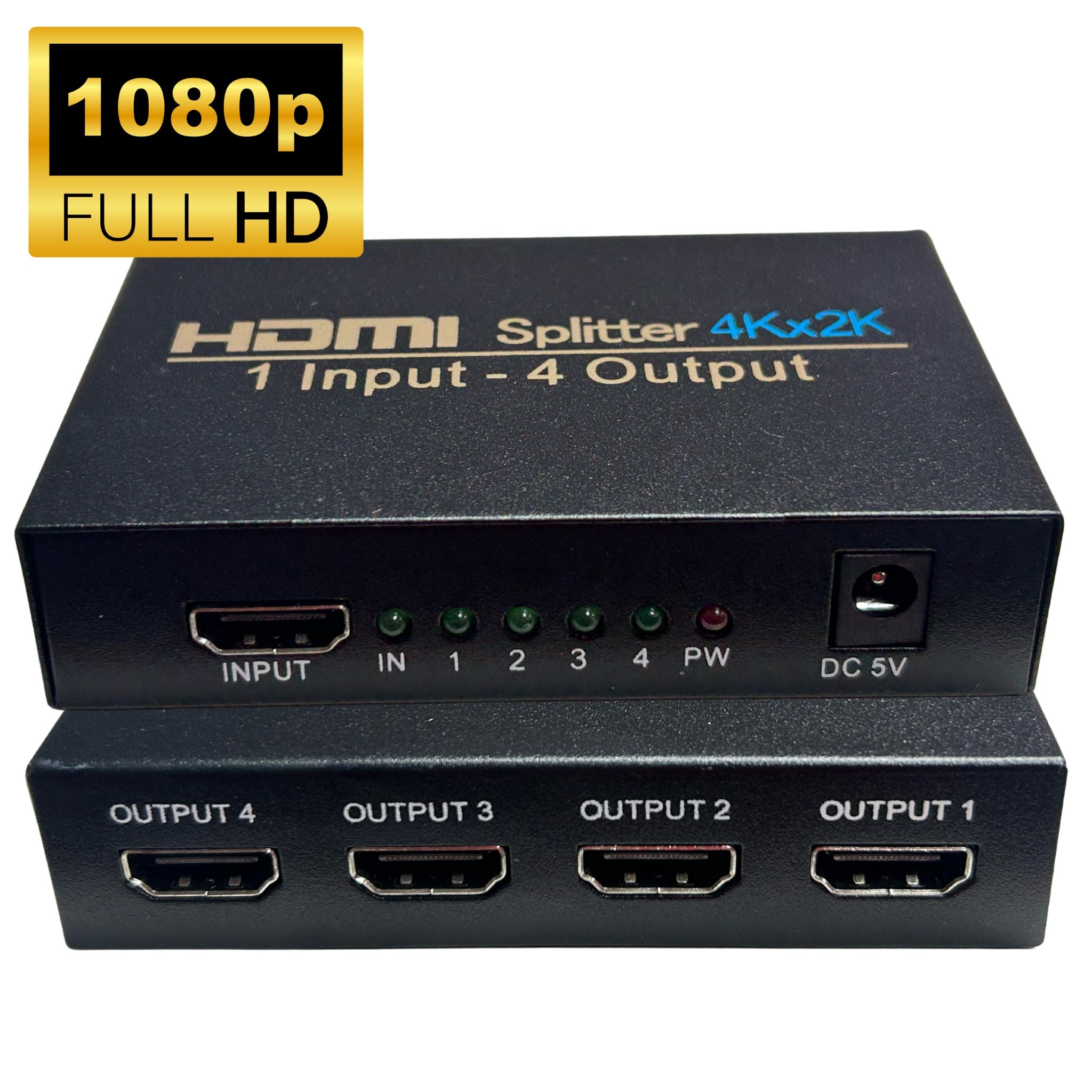 Distribuidor HDMI 1 entrada 4 salidas, Full HD 1080, 3D – M-273