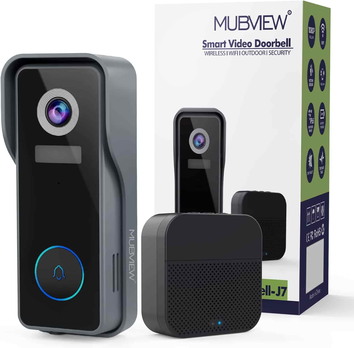 Timbre de puerta inteligente con video