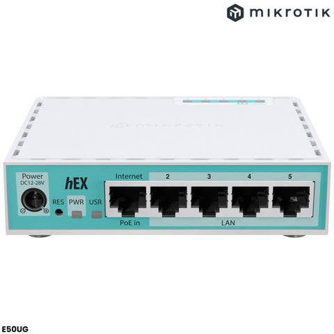 Router Mikrotik E50UG con 5 puertos Gigabit ethernet
