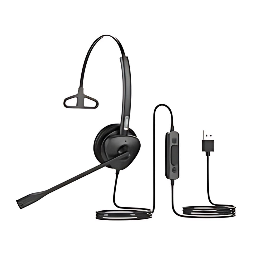 Diadema monoaural con cable USB Fanvil HT301-U