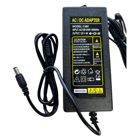 Adaptador 12Vdc 6A – PA-US-D1260