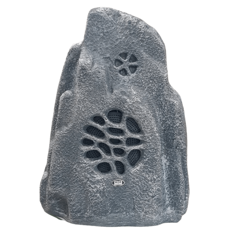 Bocina de jardín con diseño de roca, de 20W, lí­nea de 100V, para Sistemas PA, en color gris – LCP-906