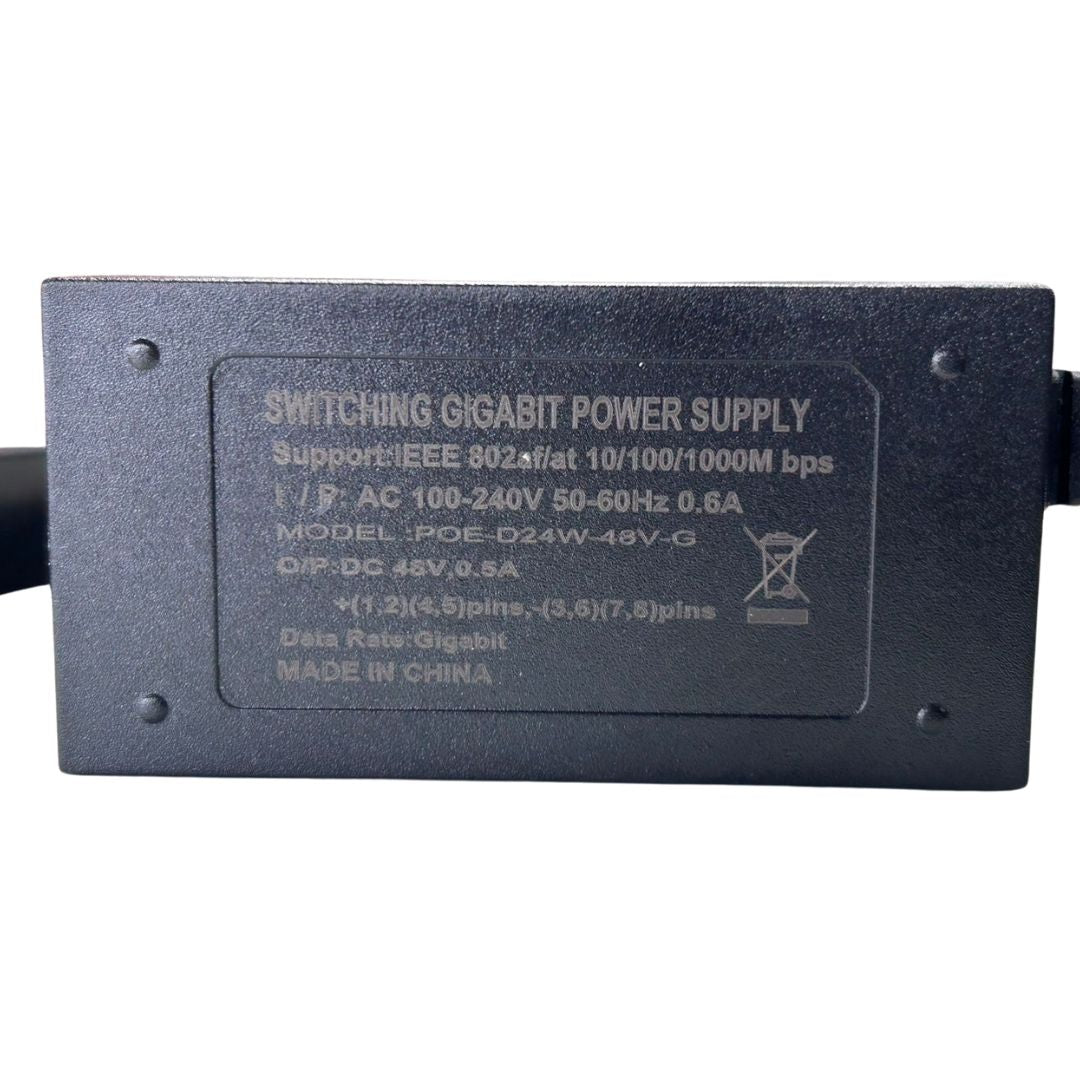 Inyector POE gigabit 48V 0.5A
