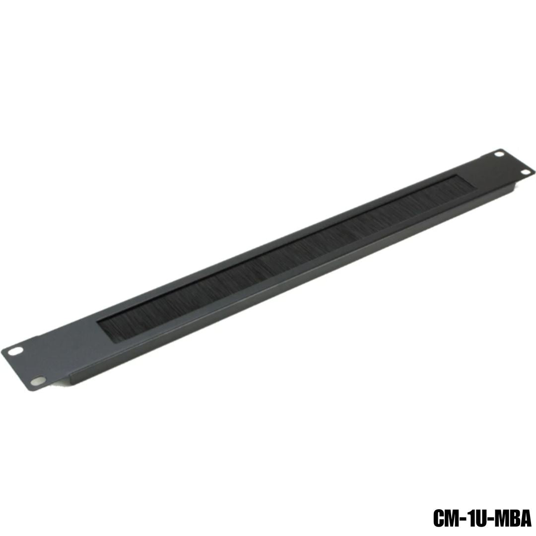Panel pasacables con cepillo 1U organizador horizontal para rack