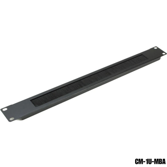 Panel pasacables con cepillo 1U organizador horizontal para rack
