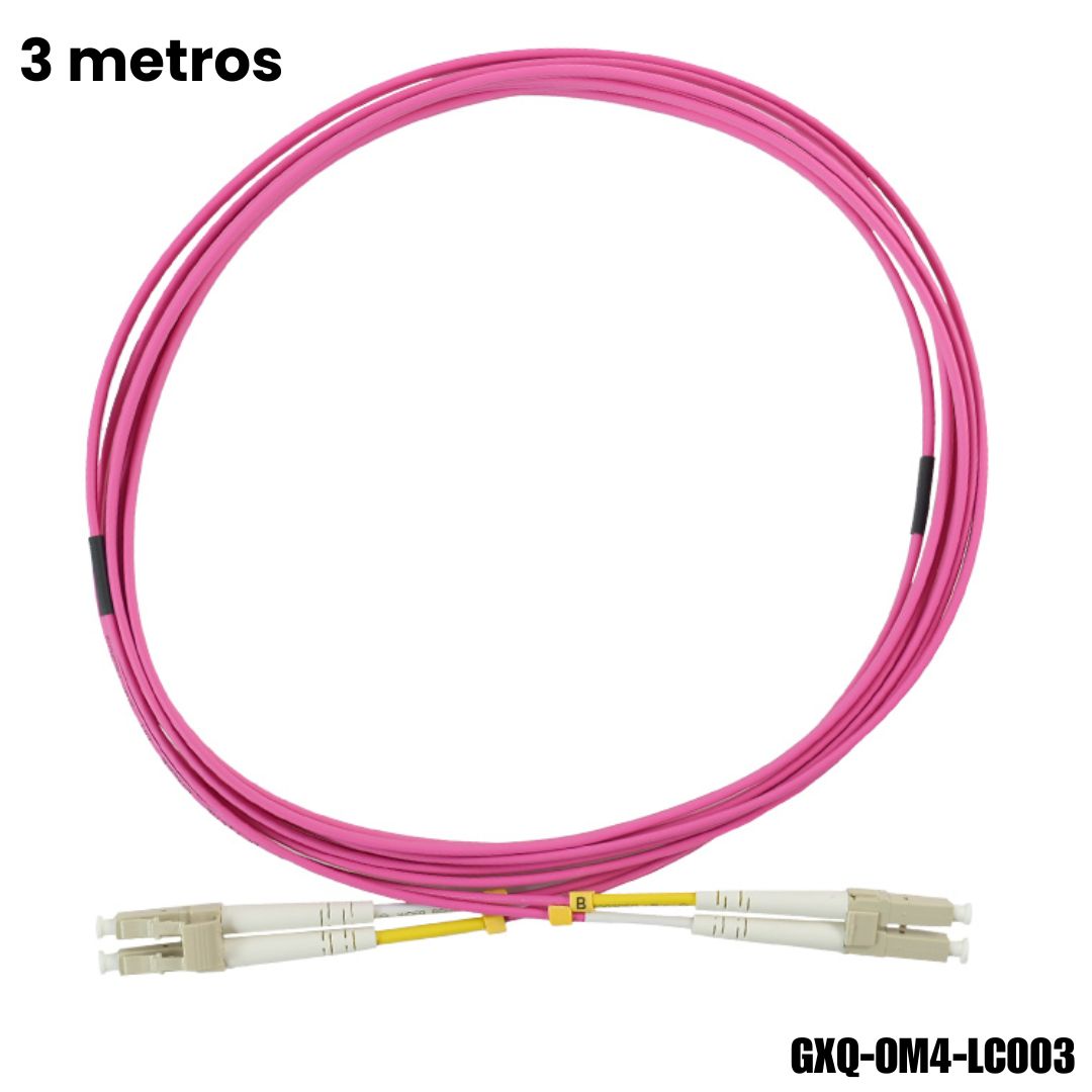 Patch Cord Fibra Óptica OM4 LC-LC Dúplex (3M)