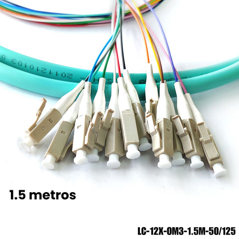 Pigtail fibra óptica LC OM3