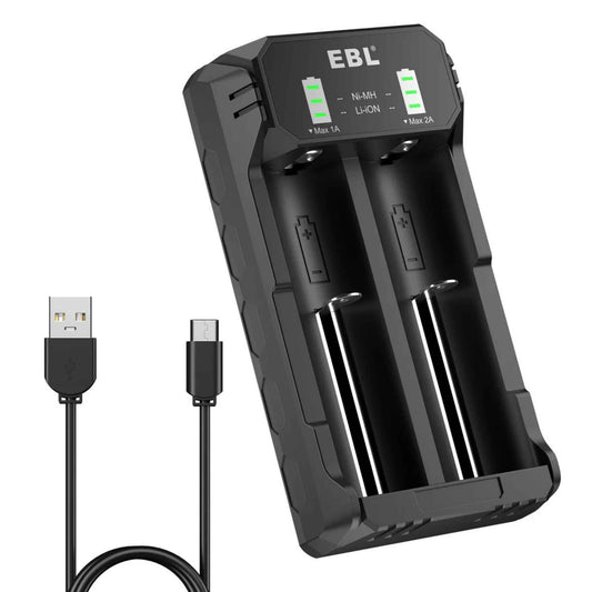 Cargador universal para baterías de litio, Ni-Mh y Ni-Cd