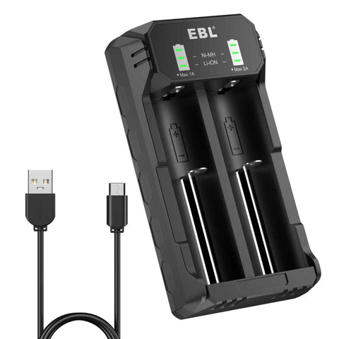 Cargador universal para baterías de litio, Ni-Mh y Ni-Cd