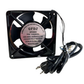 Abanico Ventilador 110VAC para gabinete incluye cable AC QFDJ-DP200A